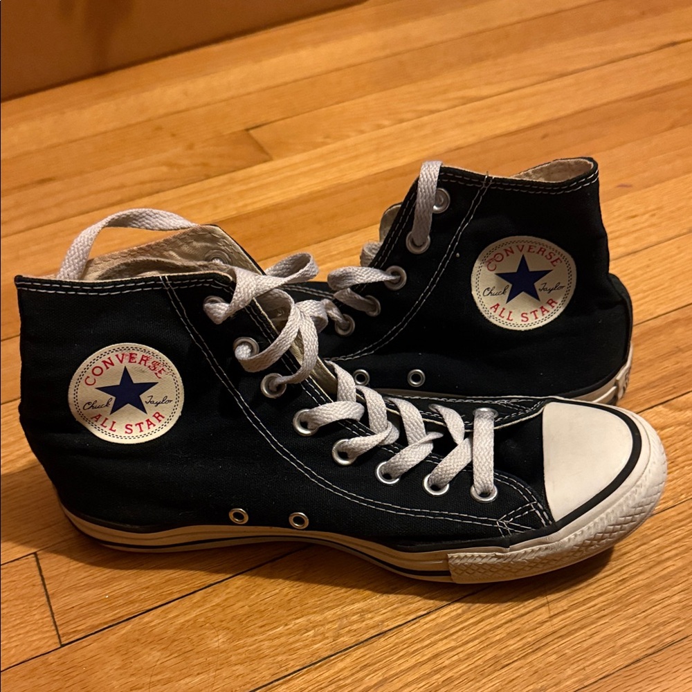 Converse men Black High-Top Sneakers